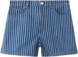 High-rise denim shorts