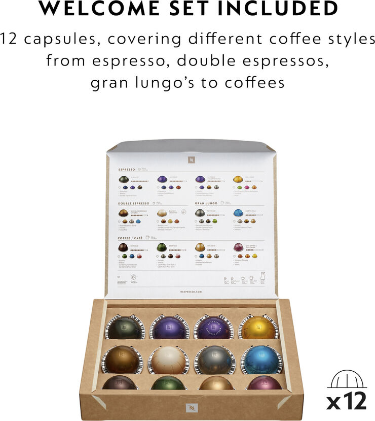 Nespresso Vertuo Lattissima Coffee Machine Delonghi, Matt