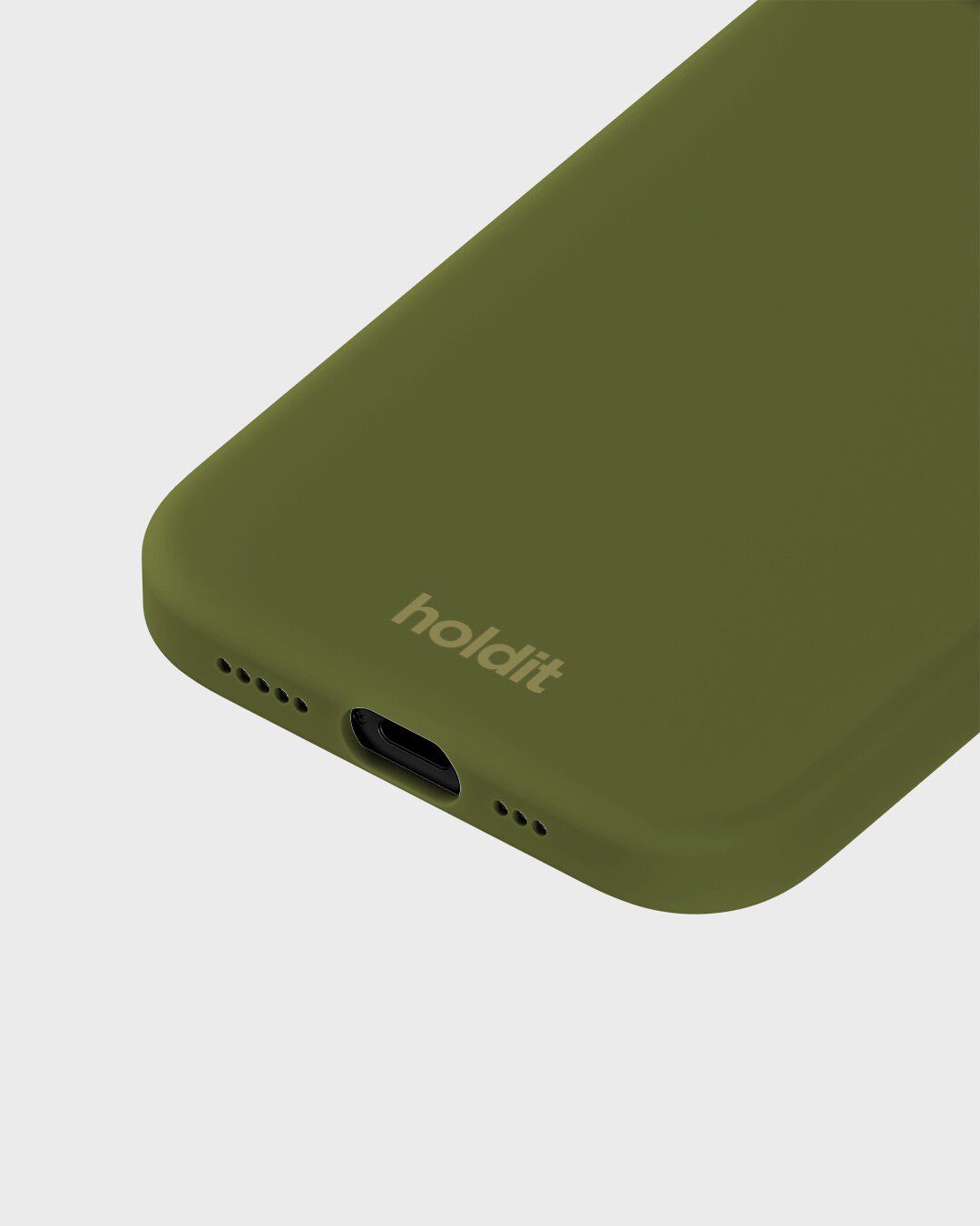 Silicone Case iPhone 15 Pickled Green
