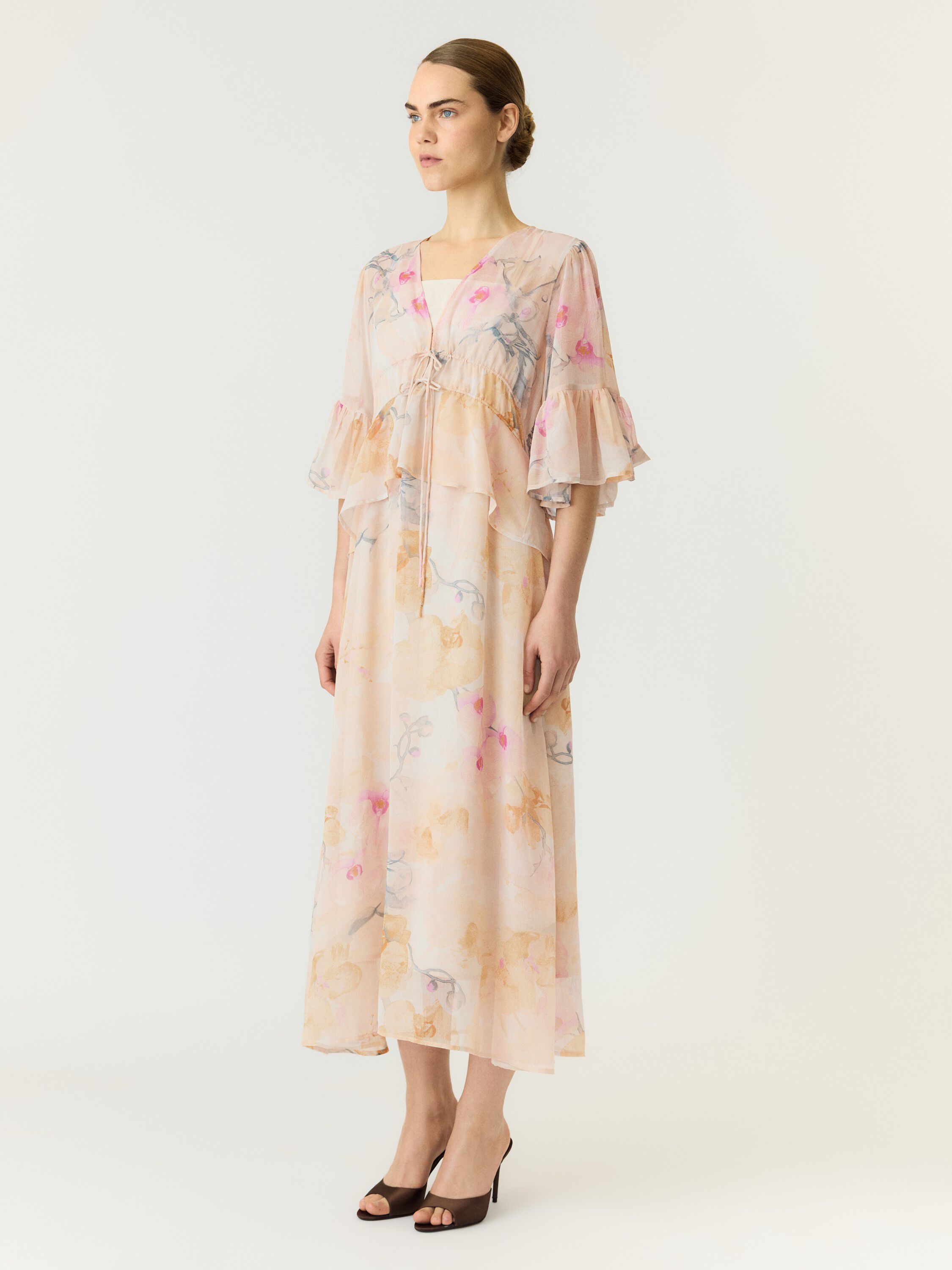 YASBLOMINA 2/4 ANKLE DRESS - SHOW