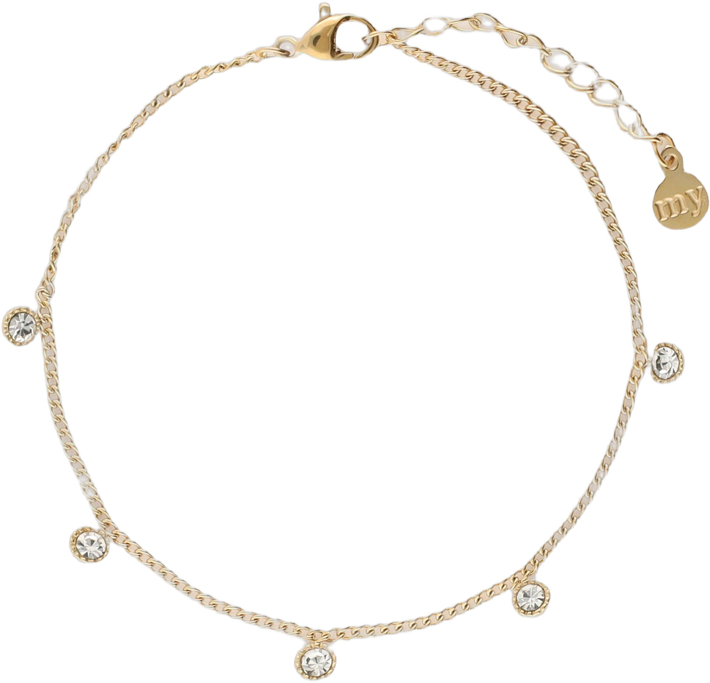 Bracelet five rhinestones