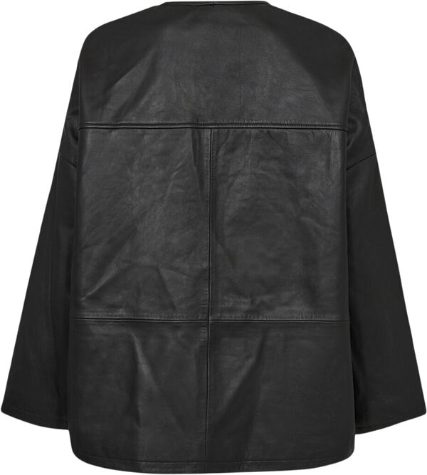 IVY-Kylie Leather Cardigan