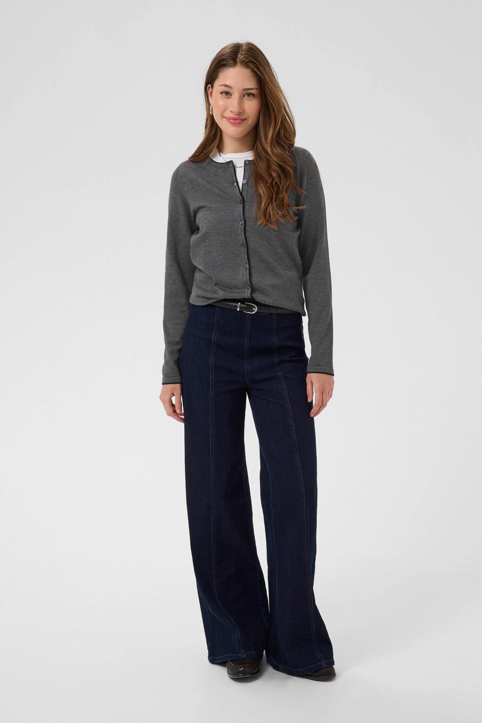 MilaSZ Contrast Stripe Cardigan