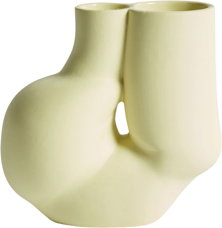 W&S Chubby Vase-Soft yellow
