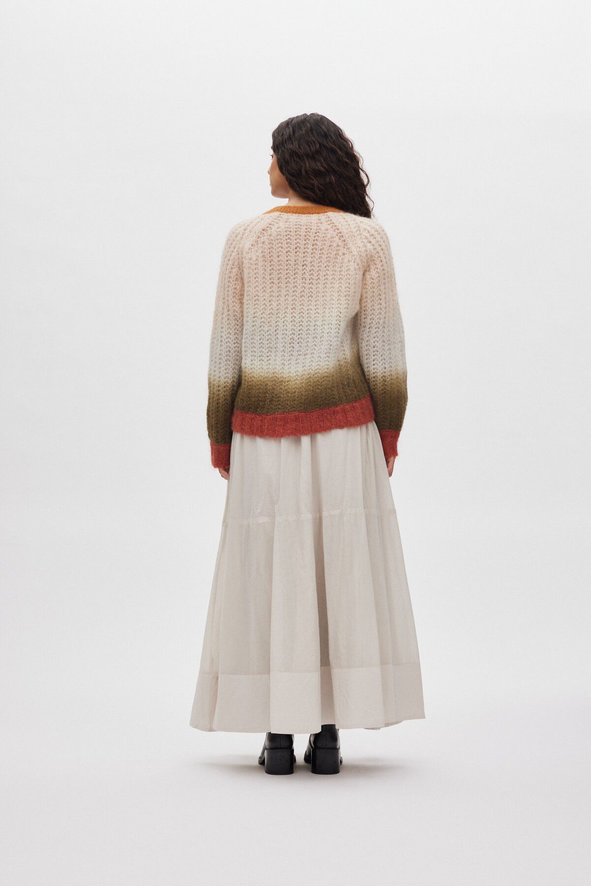 Poplin full layered skirt - Dema