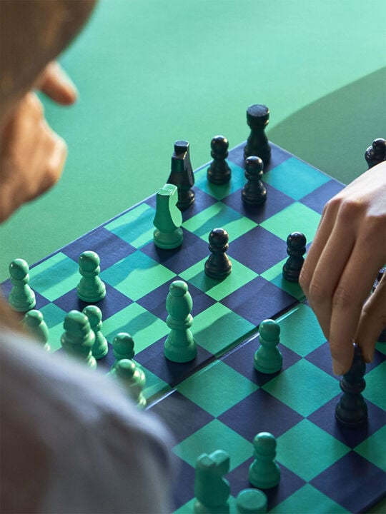 HAY PLAY-Chess-Green