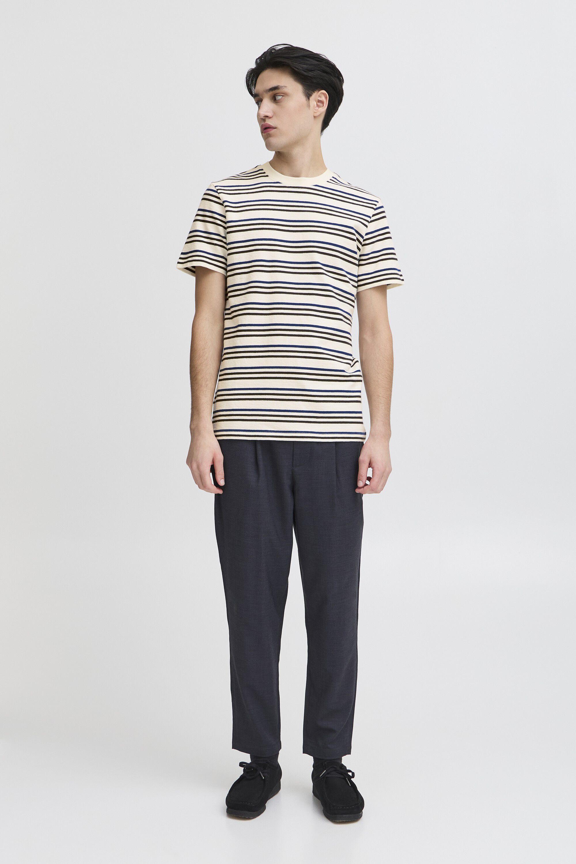 CFLEON striped frott&eacute; tee