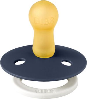 BIBS Pacifier Colour Latex Size 2 Deep Space GLOW
