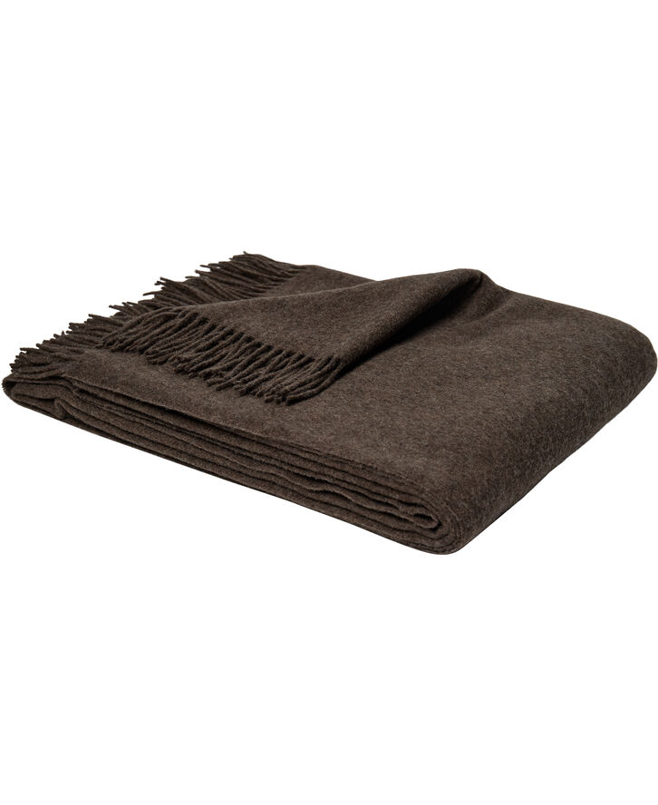 Plaid mørkebrun 140x200cm