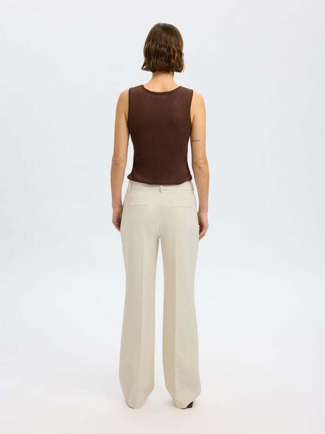 SLFRITA MW WIDE PANT PD NOOS