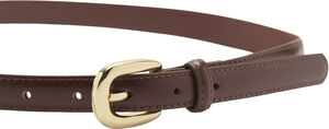 Buckle skinny belt