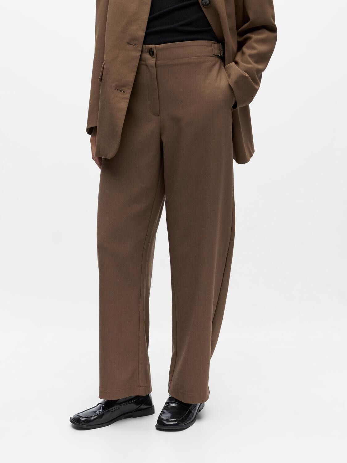 OBJINELA MW TAILORED WIDE PANTS E A