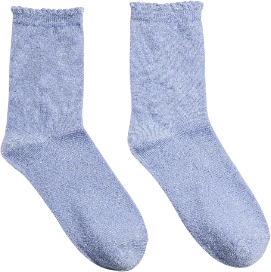 PCSEBBY GLITTER LONG 1 PACK SOCKS N