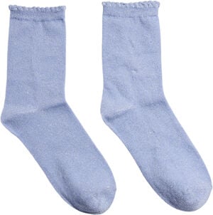 PCSEBBY GLITTER LONG 1 PACK SOCKS N