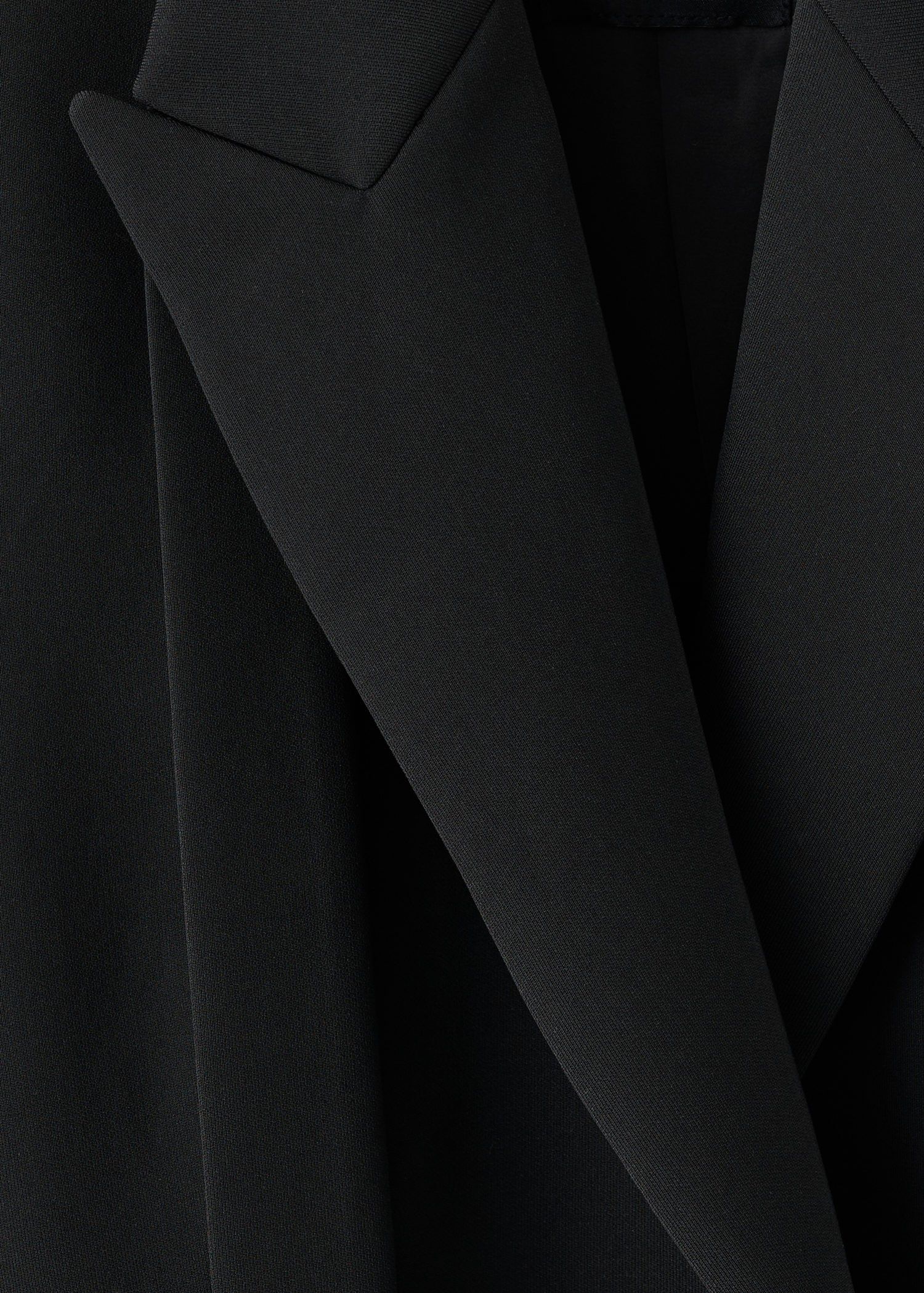 Suit jacket with scarf