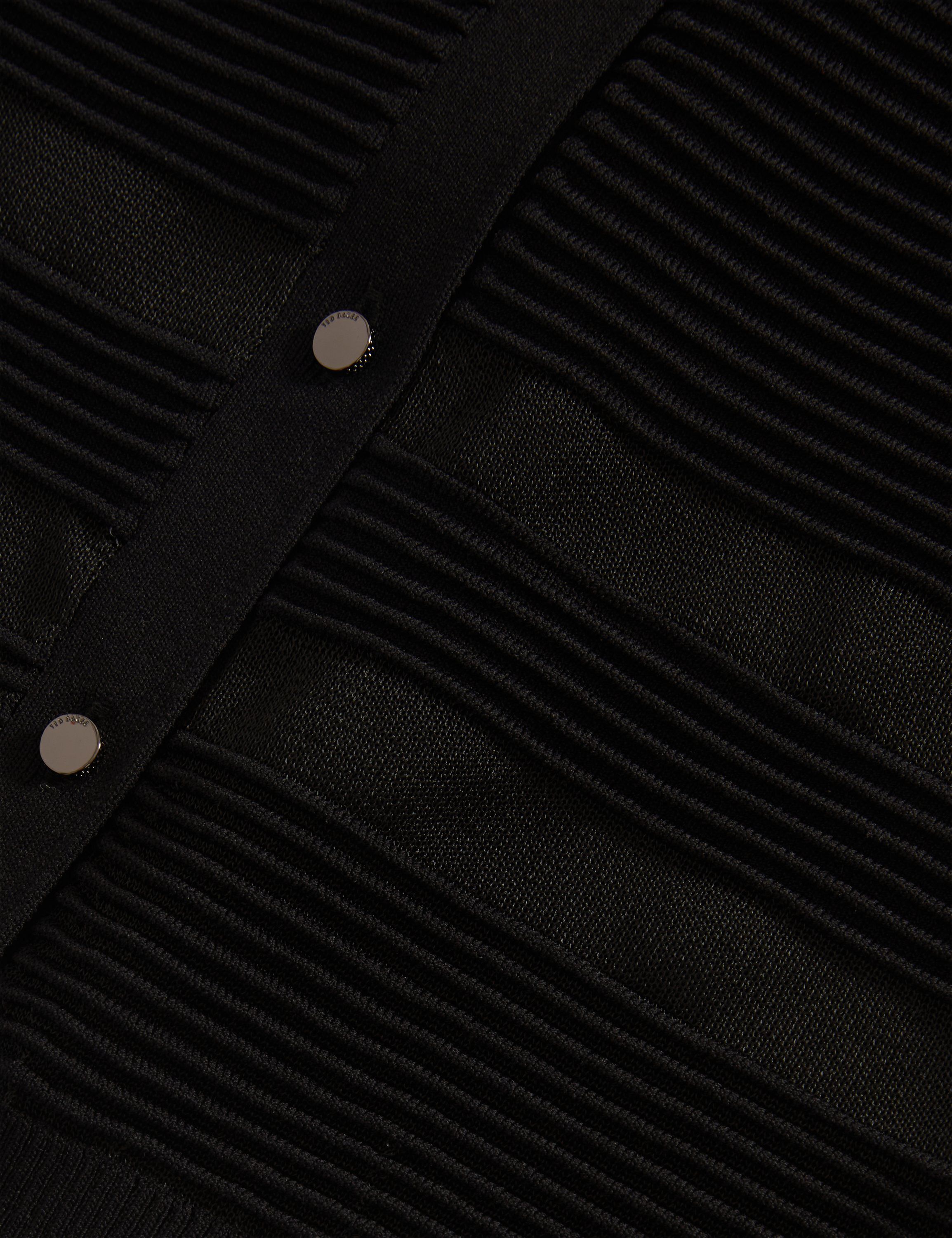 CALYAA Knit Cardigan With Invisible