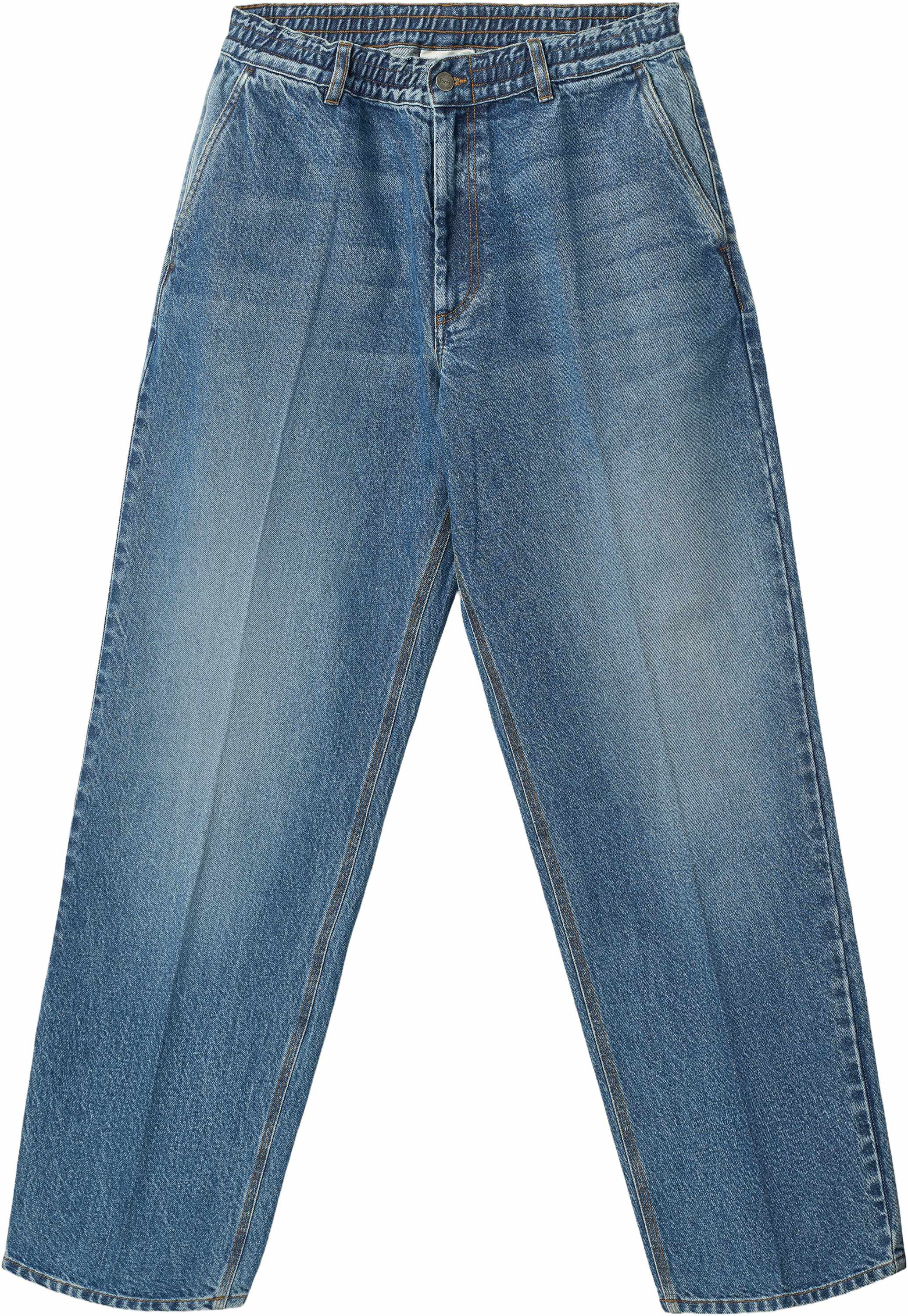 CLAY CREASED DENIM PANTS