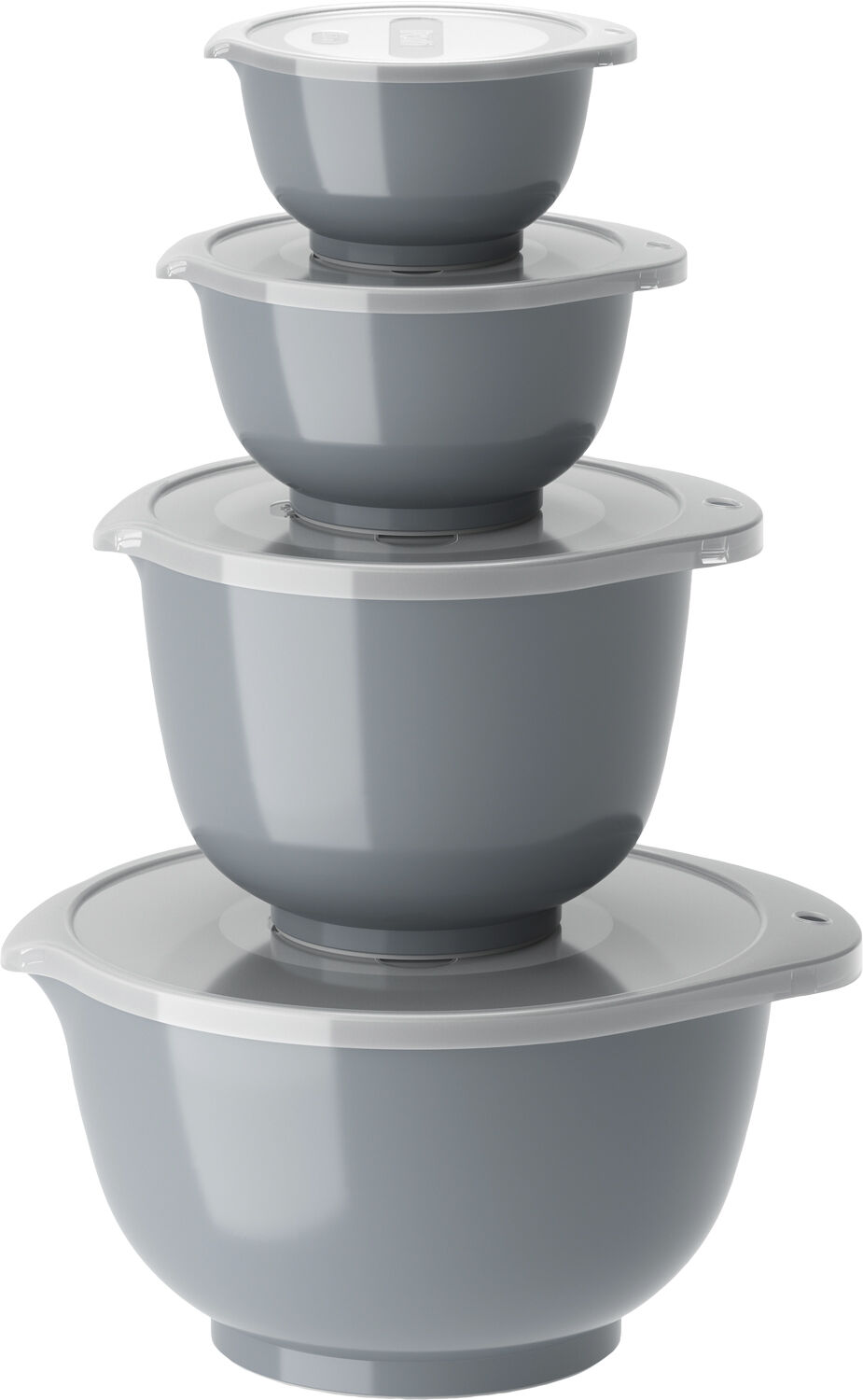 Margrethe-s&aelig;t 8 dele 0,25 + 0,5 + 1,5 + 3 L Dusty Blue