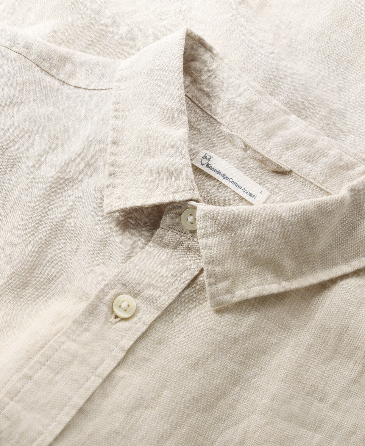Regular linen shirt GOTS/Vegan
