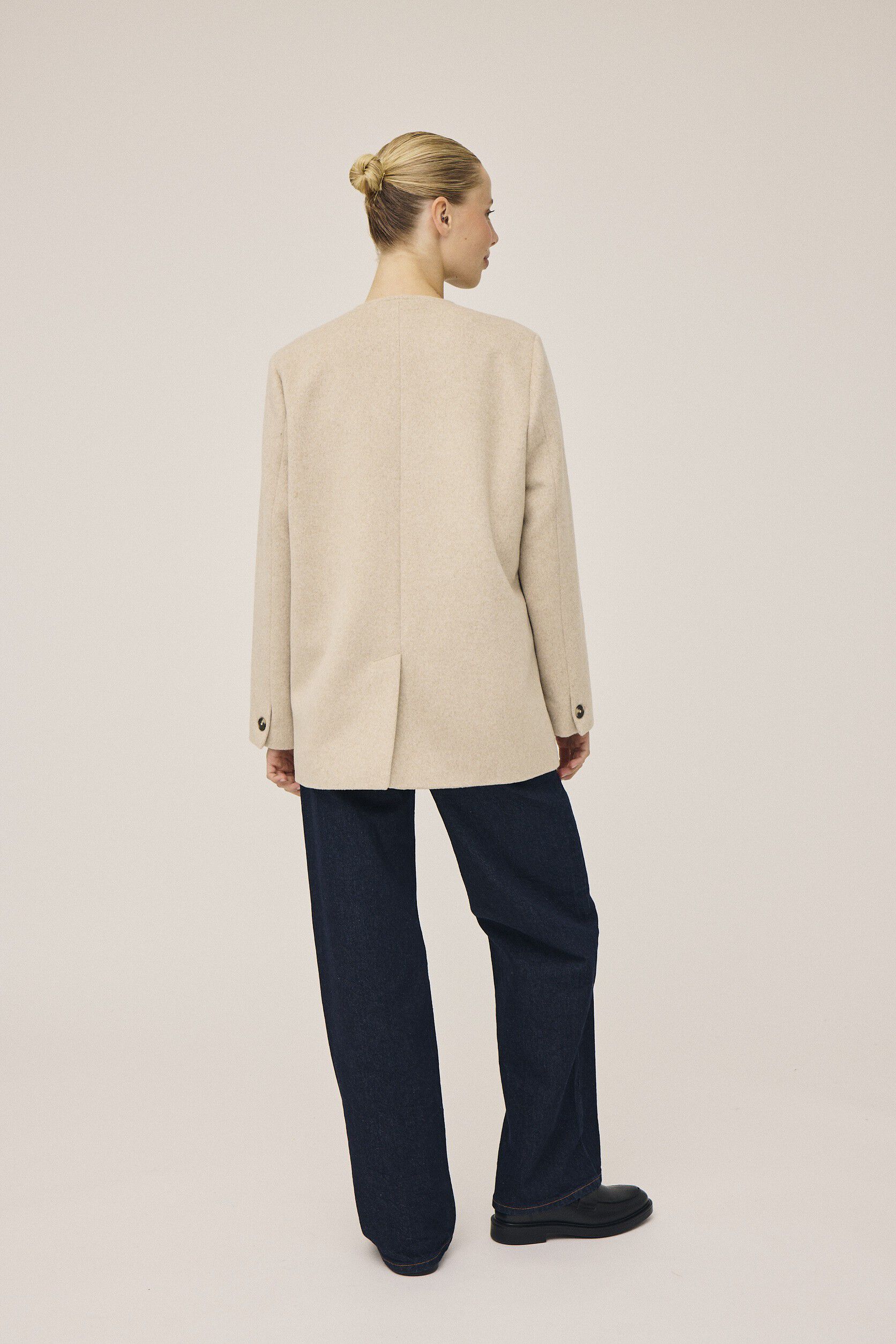 Reeva 11 Jakke - Uld mix GRS