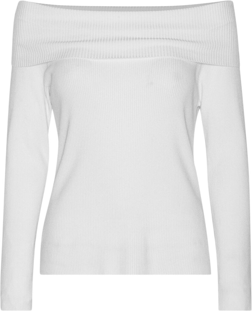 Rib Offshoulder Bluse