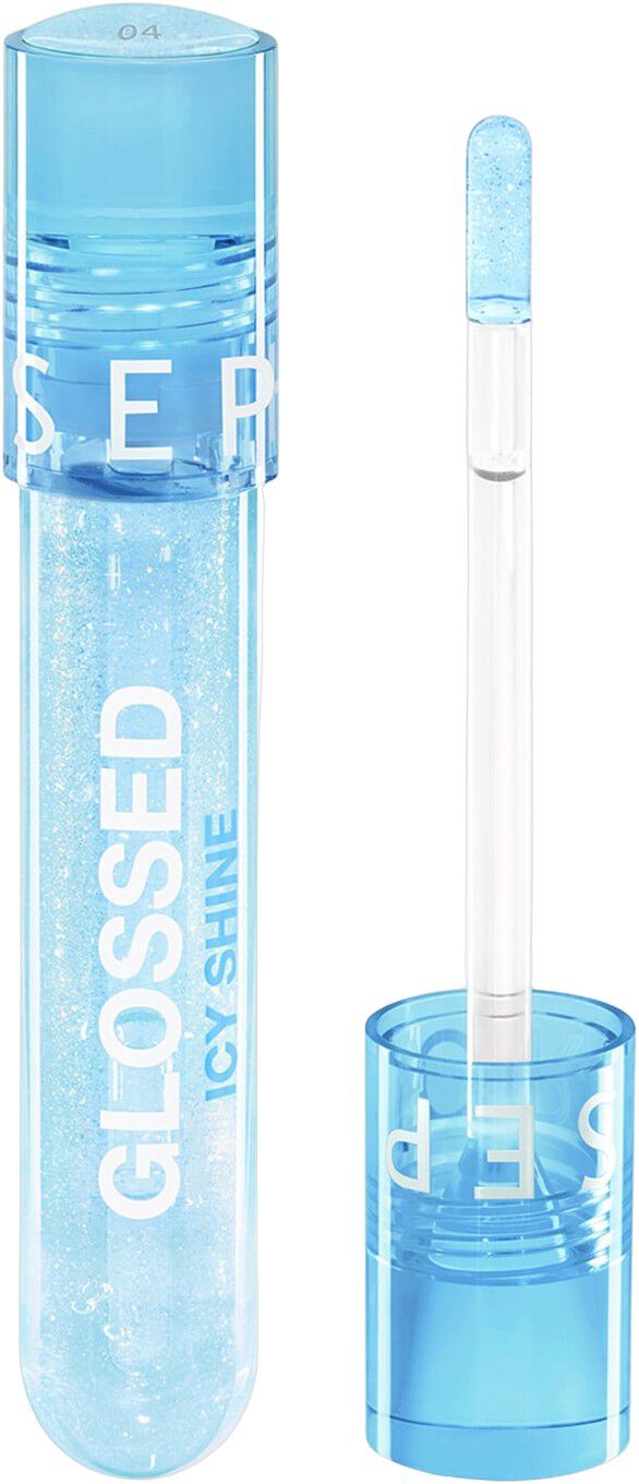 GLOSSED ICY SHINE - Skinnende lipgloss med v&aring;dt look