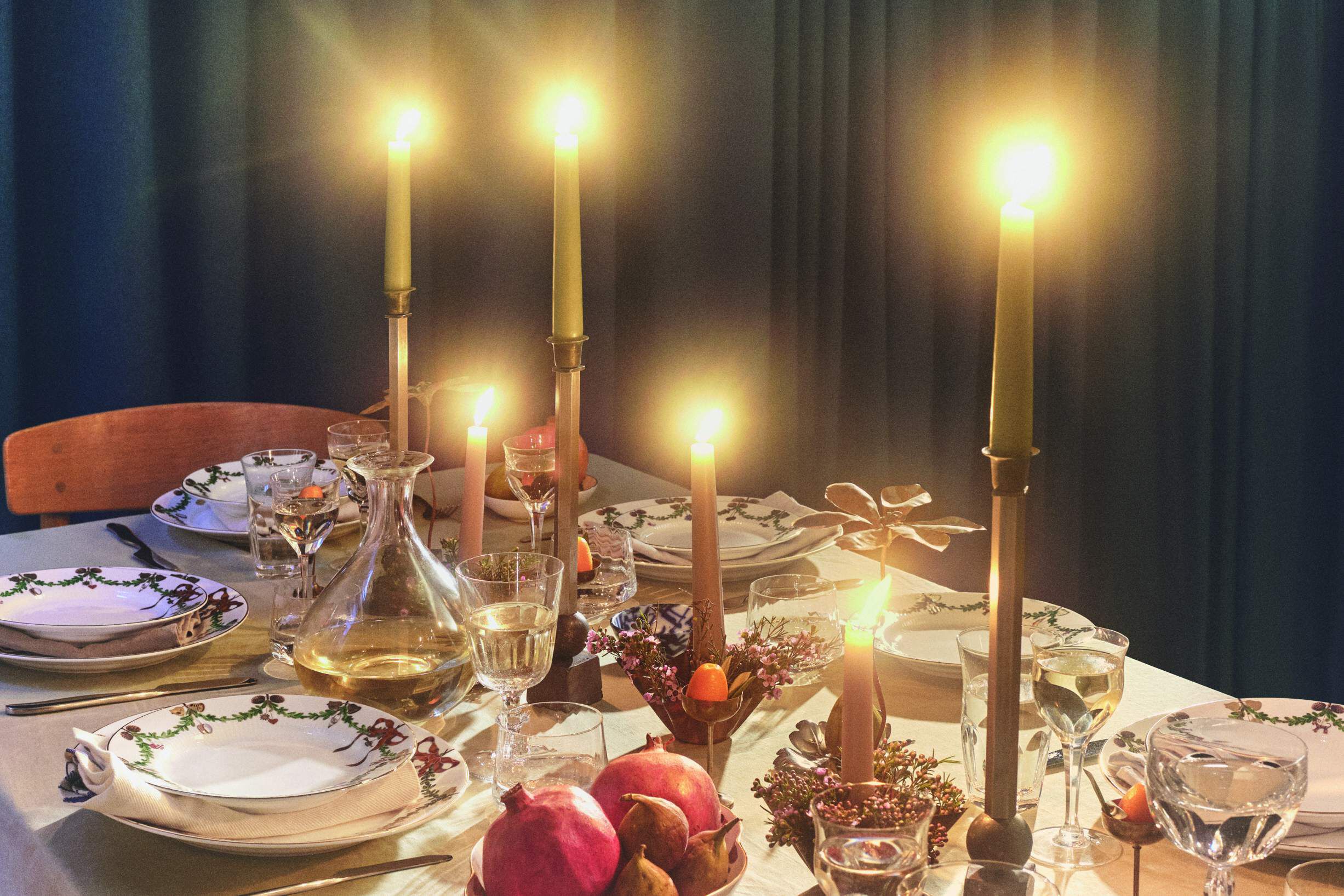 Stjerne Riflet Jul 22 cm. tallerken