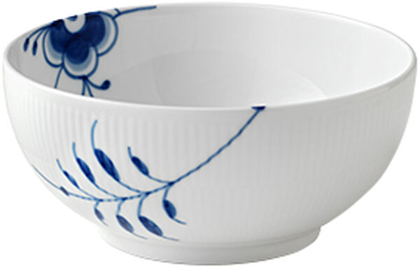 Blå Mega Riflet 140 cl. skål