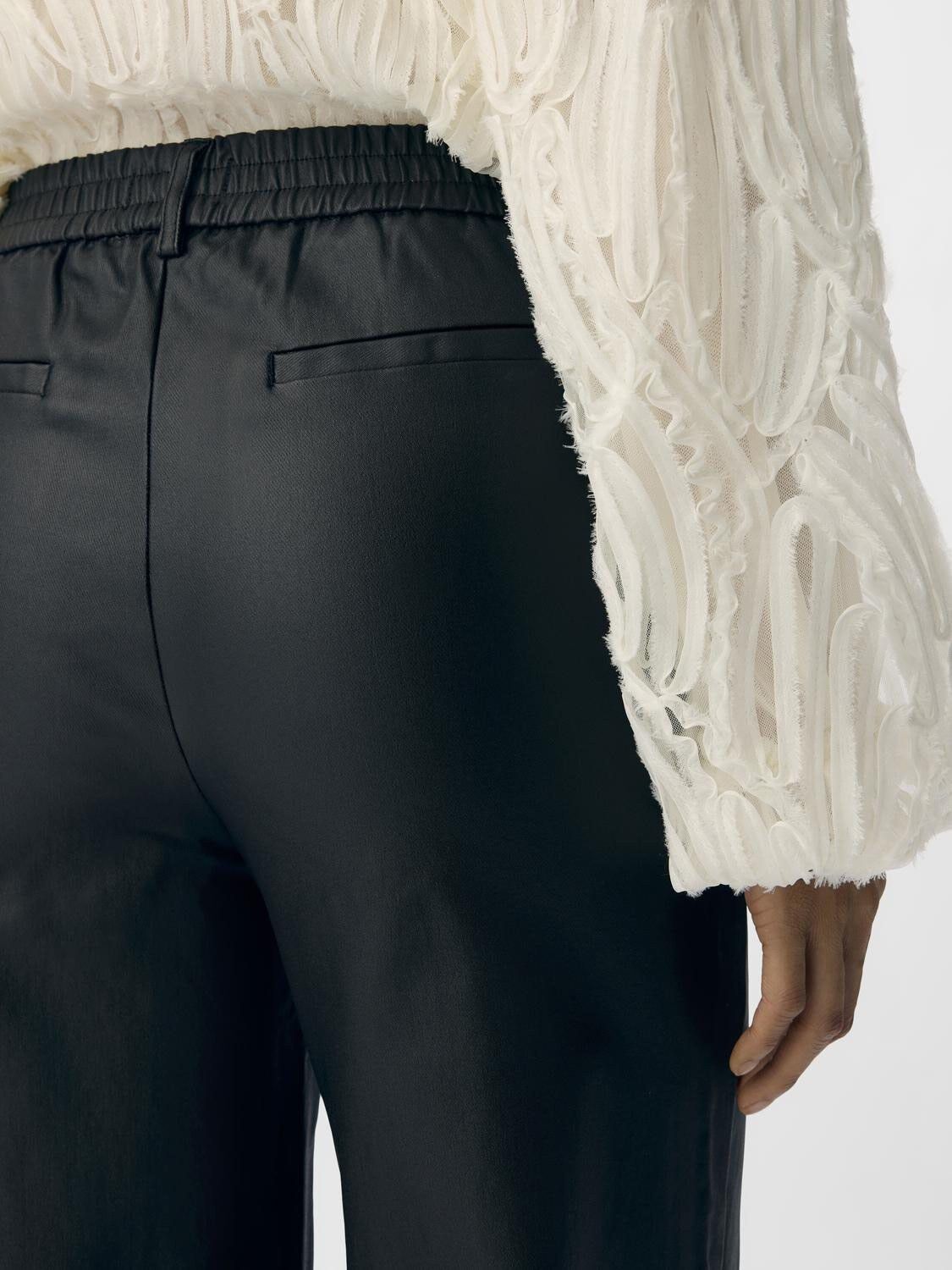 OBJMELBA LISA WIDE COATED PANT NOOS