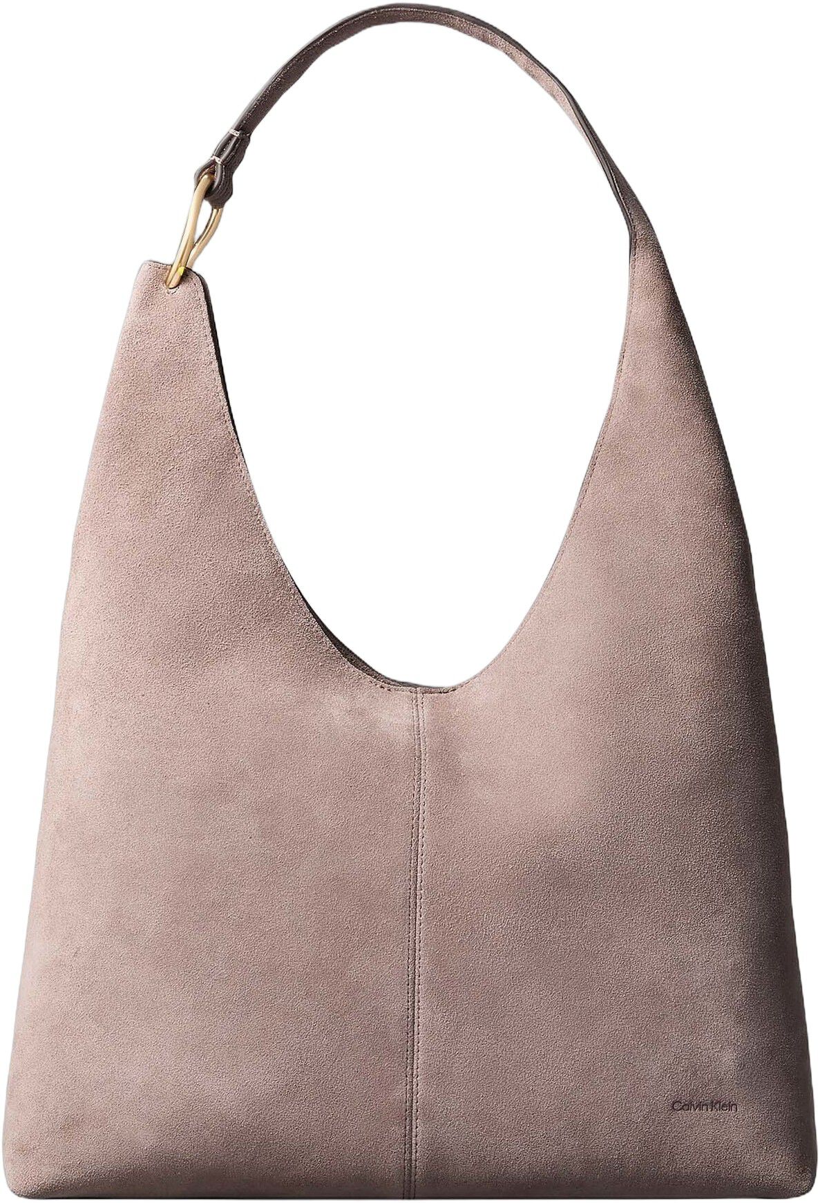 Large Soft Suede Shoulder Bag