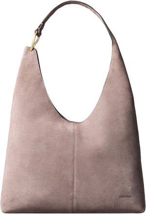 Large Soft Suede Shoulder Bag