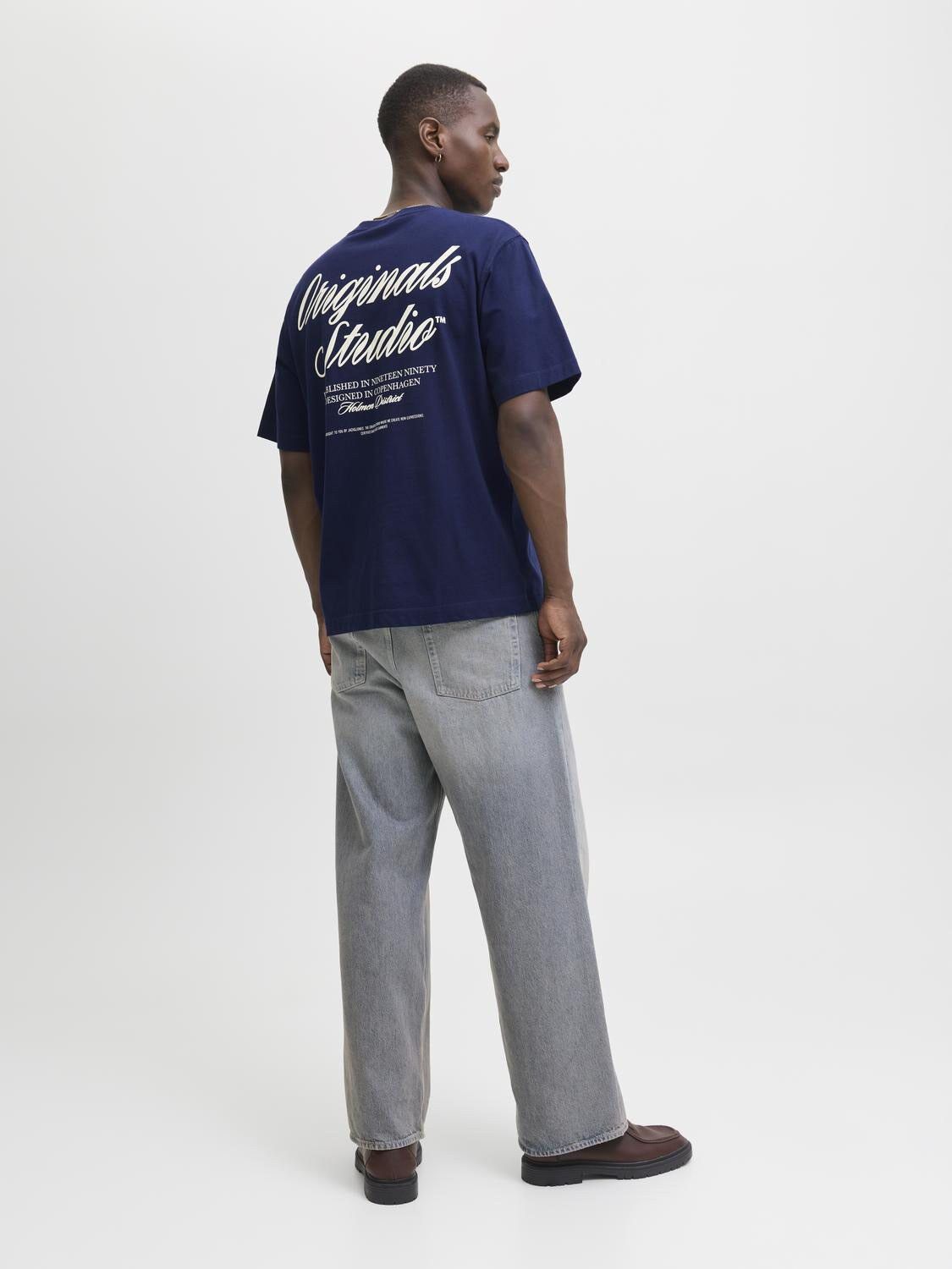 JORNORREBRO TYPO TEE SS CREW NECK N