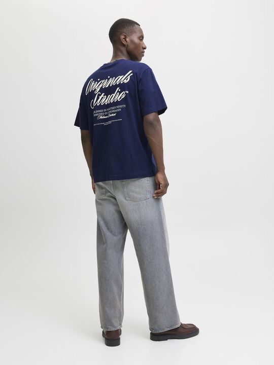JORNORREBRO TYPO TEE SS CREW NECK N