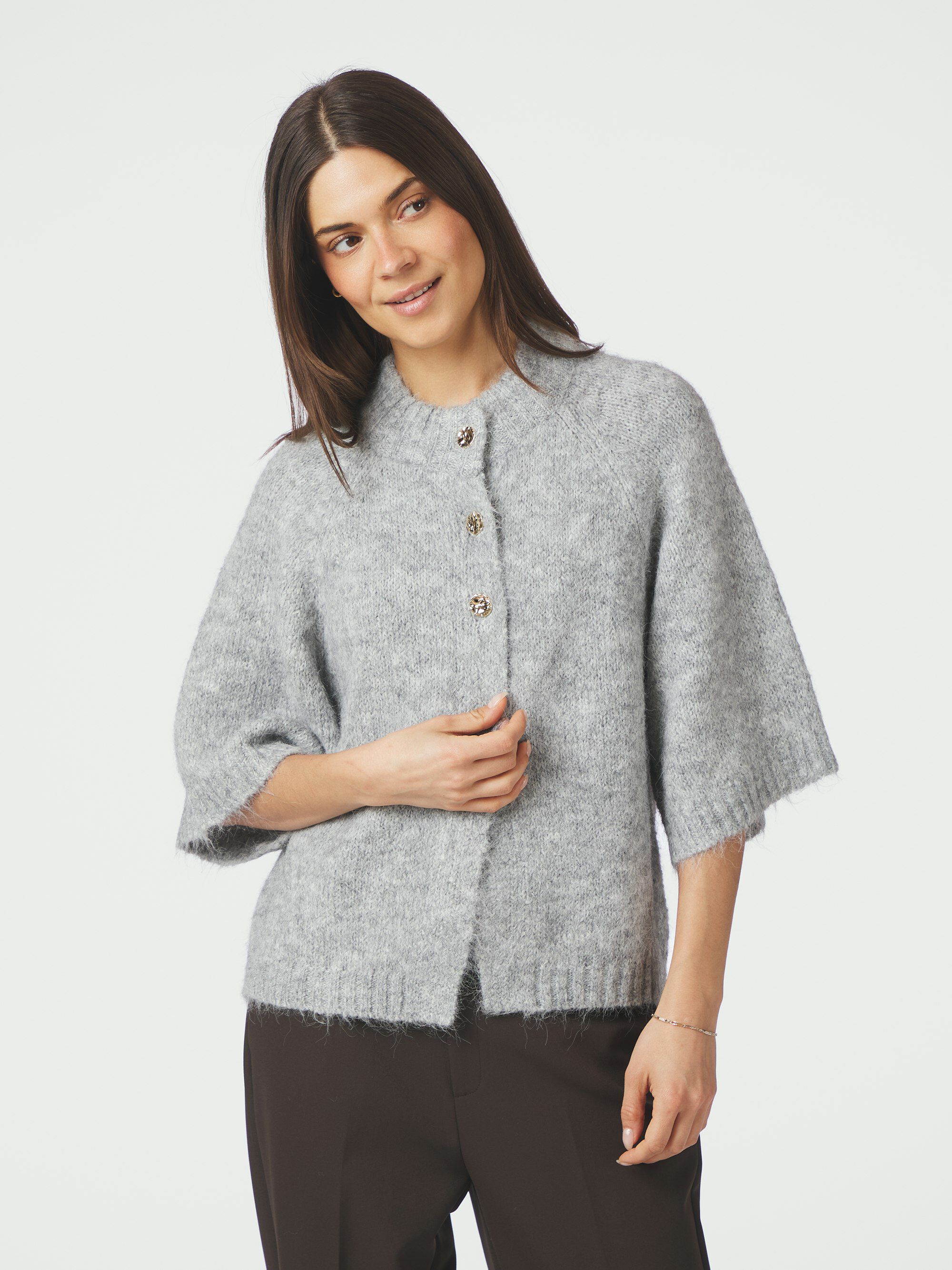 Benuta Fluffy Knit Cardigan