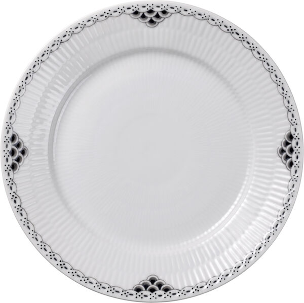 Sort Riflet Blonde Tallerken 22 cm