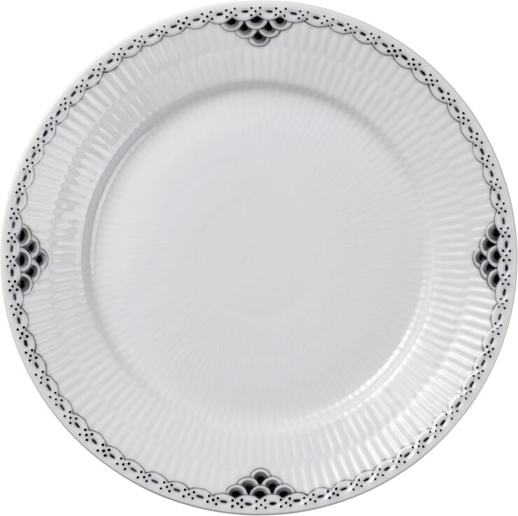 Sort Riflet Blonde Tallerken 22 cm