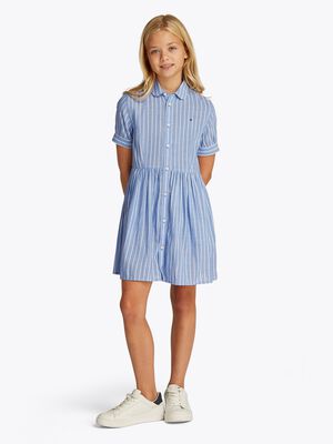STRIPED DRESS SS