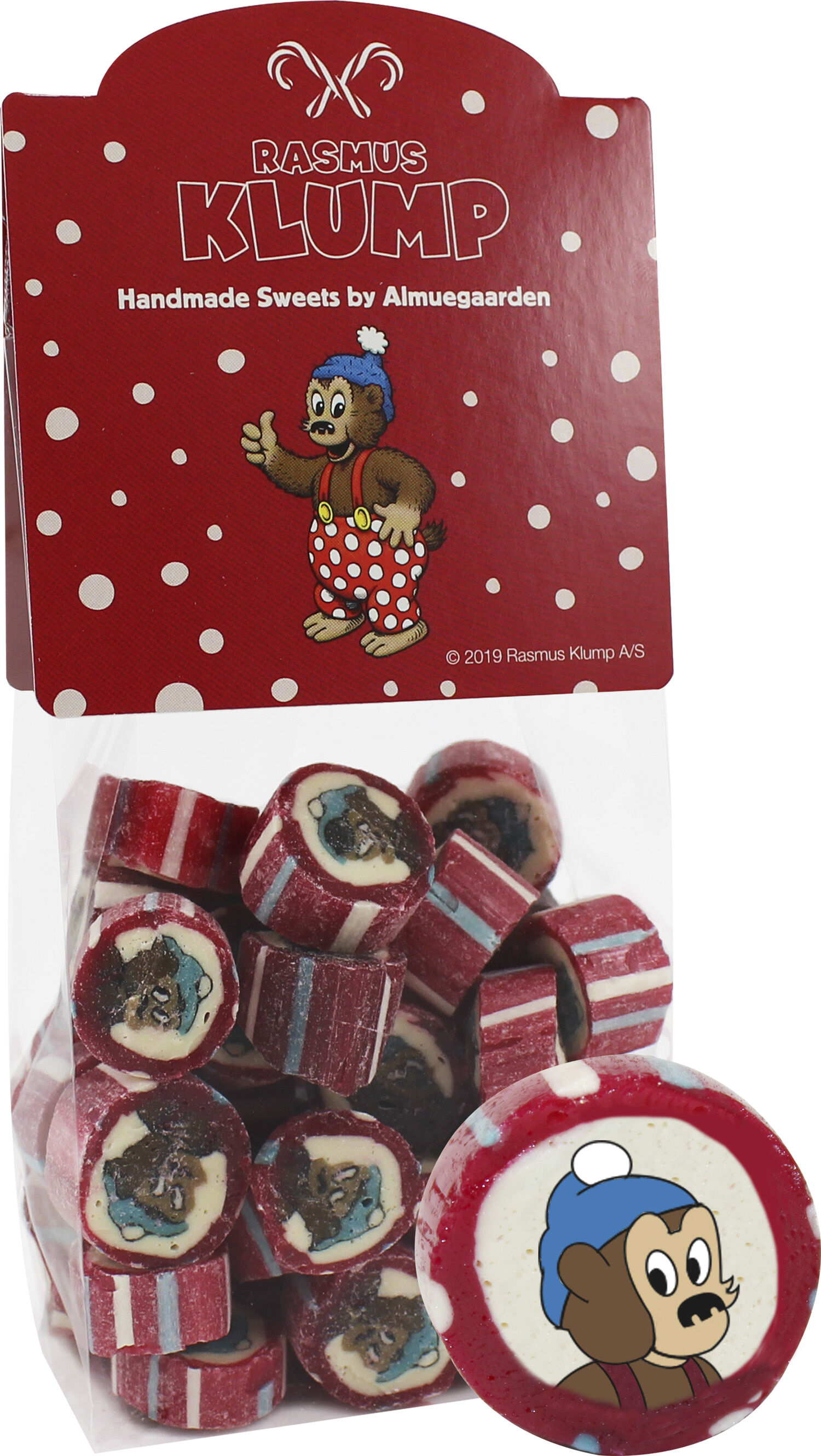 Rasmus Klump bolcher med smag af karamel