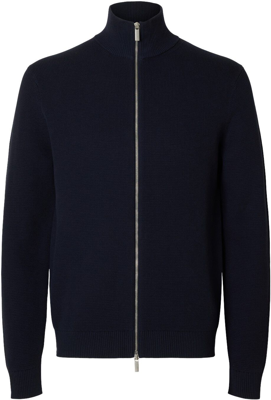 SLMDANE LS KNIT STRUCTURE FULL ZIP