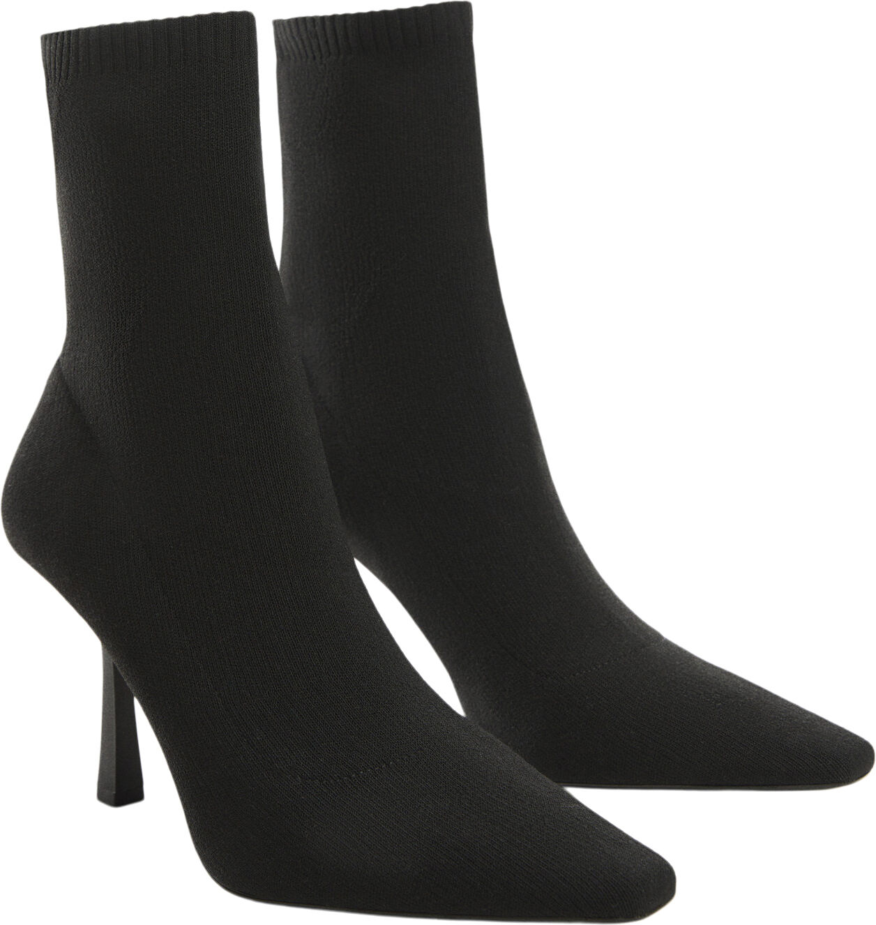Mango black shop sock boots