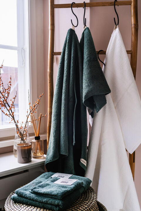 New frotté balsam green håndklæde