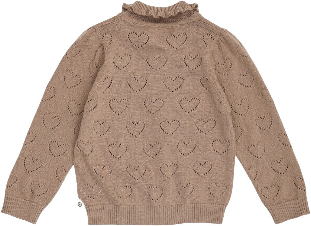 Knit Pointelle Heart Cardigan Baby