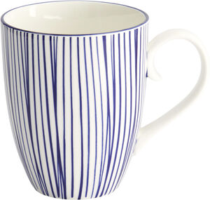 Nippon Blue Mug 8.5x10. 2cm 380ml Lines