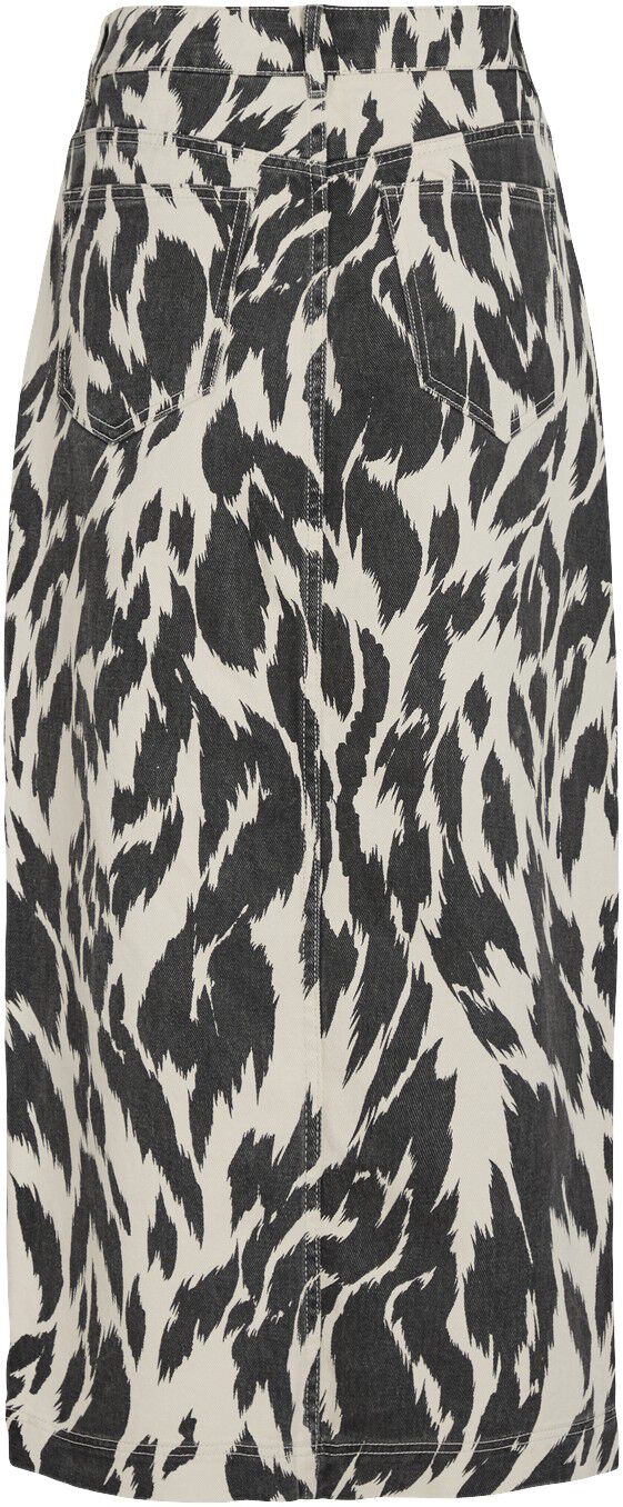 ROUNOVA RW MIDI DENIM SKIRT