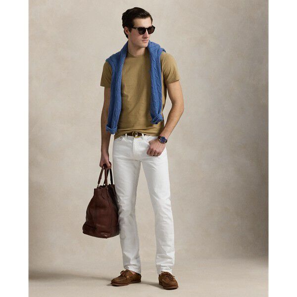 Custom Slim Fit Jersey Crewneck T-Shirt