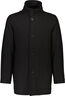 Relaxed-fit wool car coat