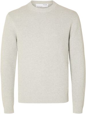 SLHDANE LS KNIT STRUCTURE CREW NECK