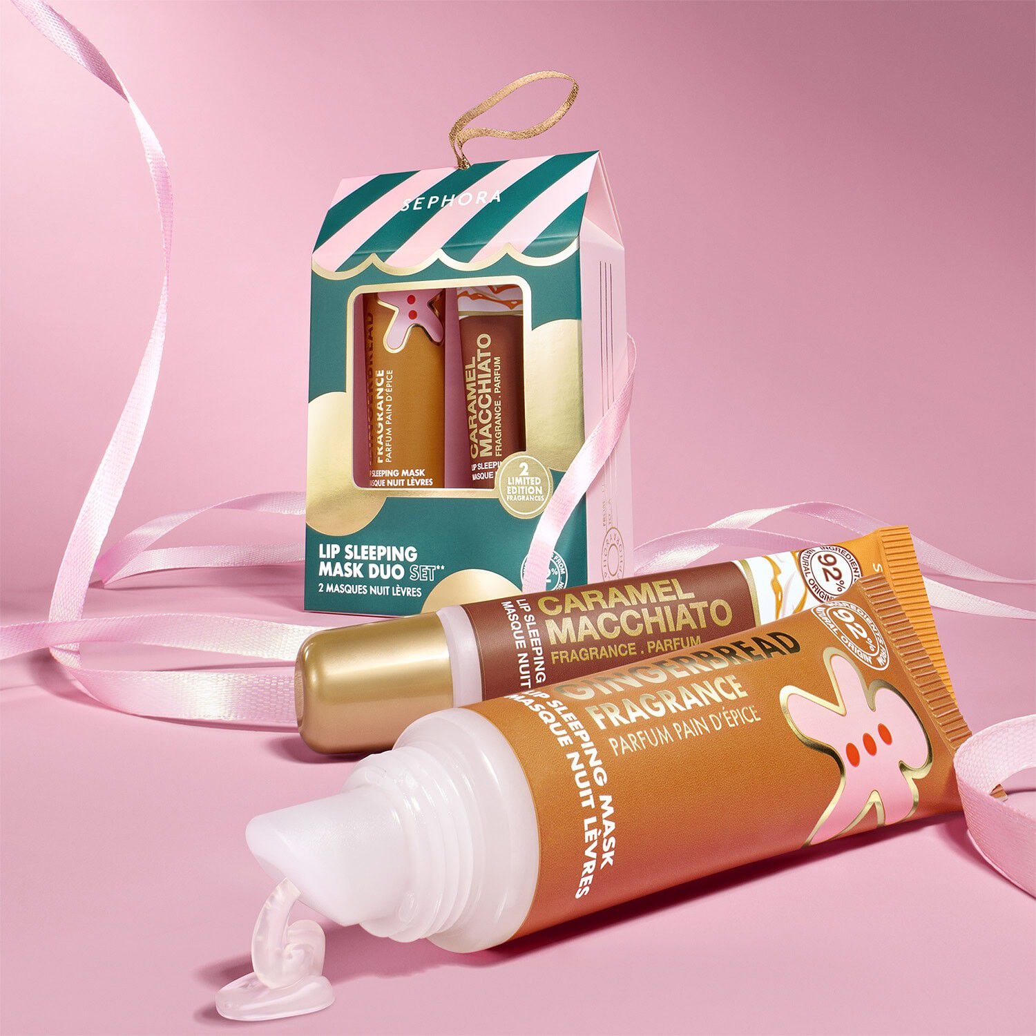 KIT DE MASQUES NUIT L&Egrave;VRES - 2 limited edition-dufte