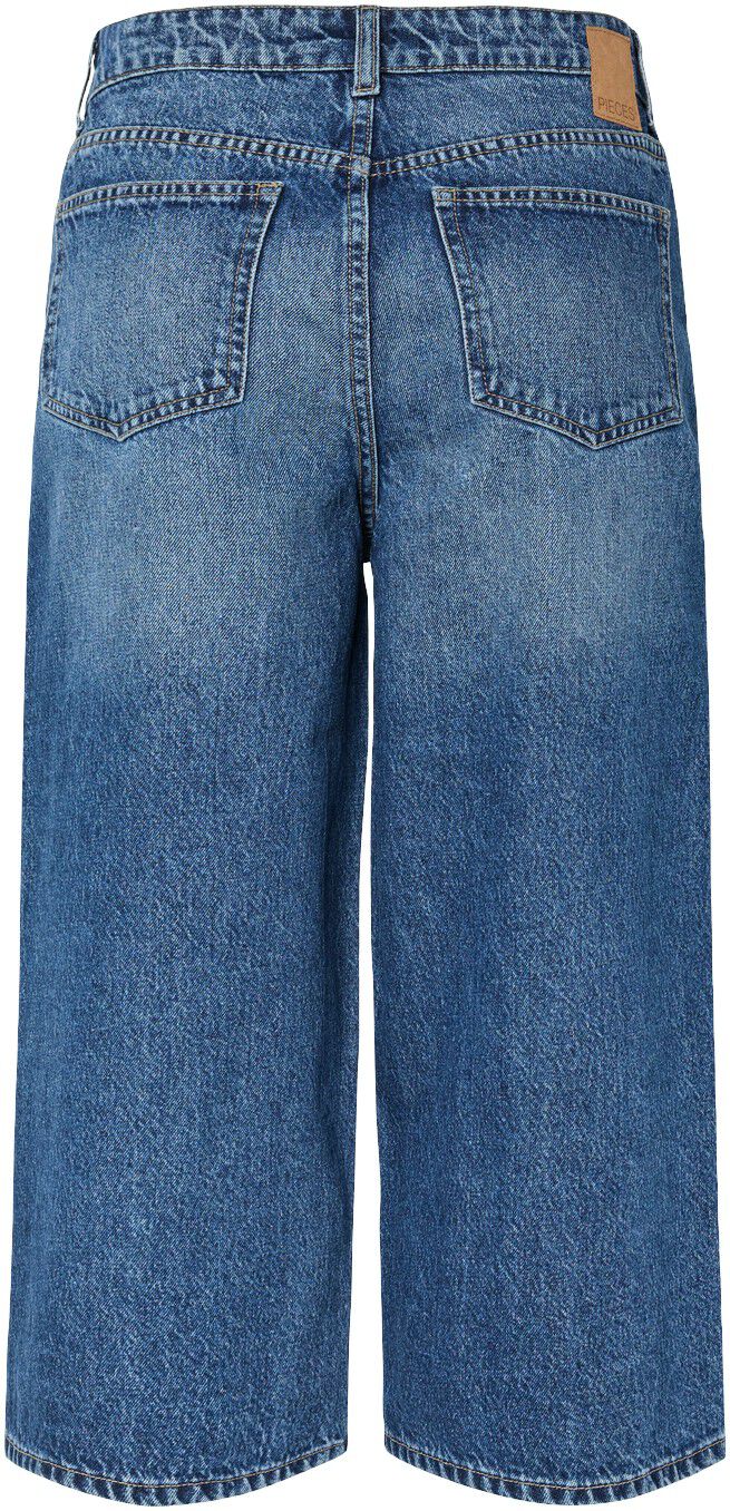 PCKATE MW CULOTTE JEANS BC