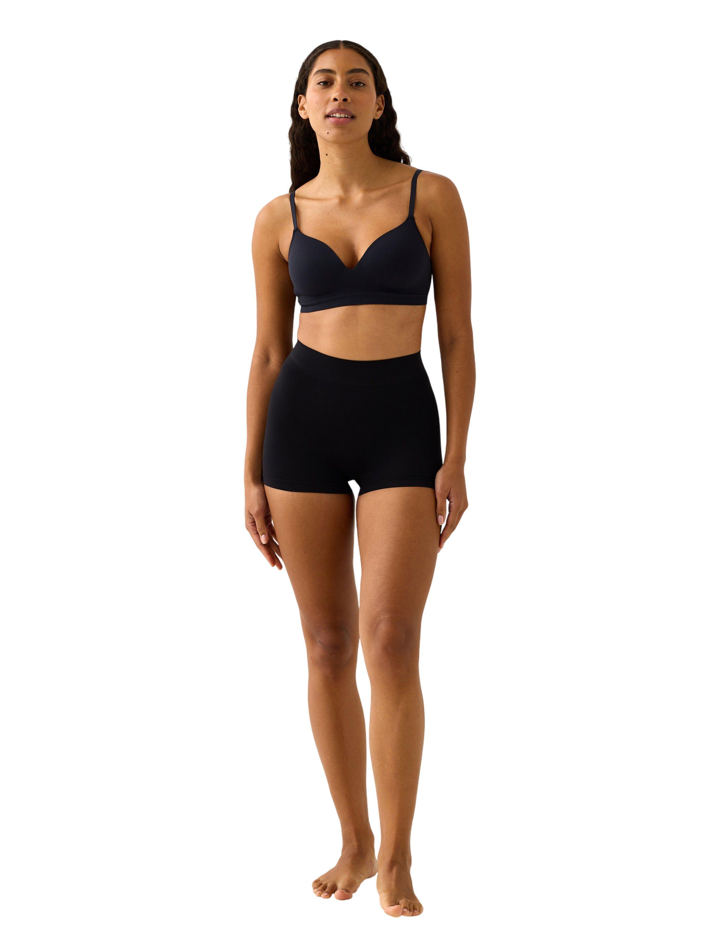 Boxertrusser med h&oslash;j talje uden s&oslash;mme